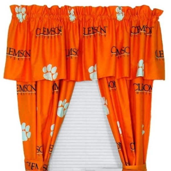 College Covers College Covers CLECP63 Clemson Printed Curtain Panels 42 in. X 63 in. CLECP63